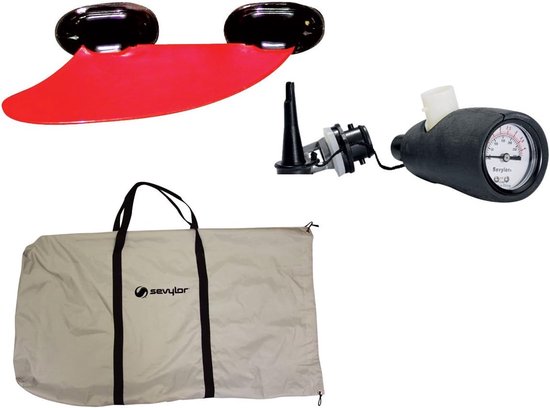Kajak Opblaasbaar - Tweepersoons Kano - Watersport Avontuur - Inclusief Peddels Pomp - 331 x 88 cm - Geel — afbeelding 2