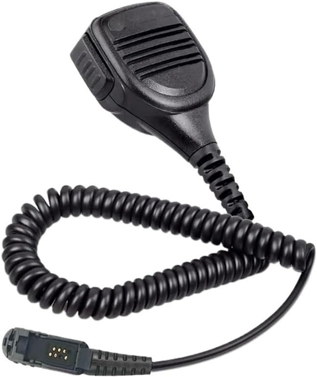 Portofoon Microfoon - Luidspreker - Communicatie - Breed Compatibel - 10mm - Zwart
