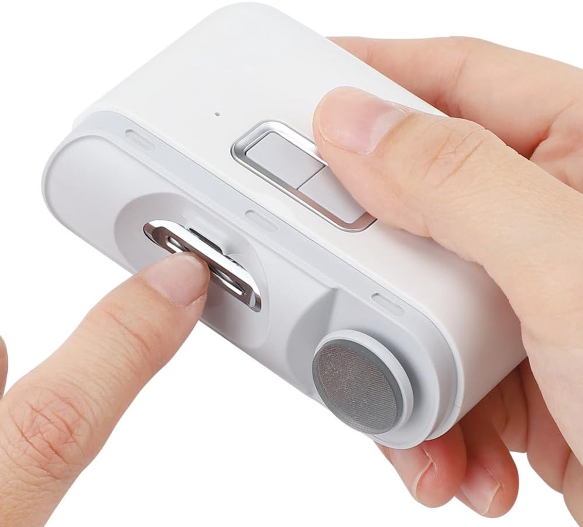 Elektrische Nagelknipper - Automatische Trimmer - Veilige Nagelverzorging - Twee Snelheden Instelbaar - 11.5 x 9.5 x 3.7 cm