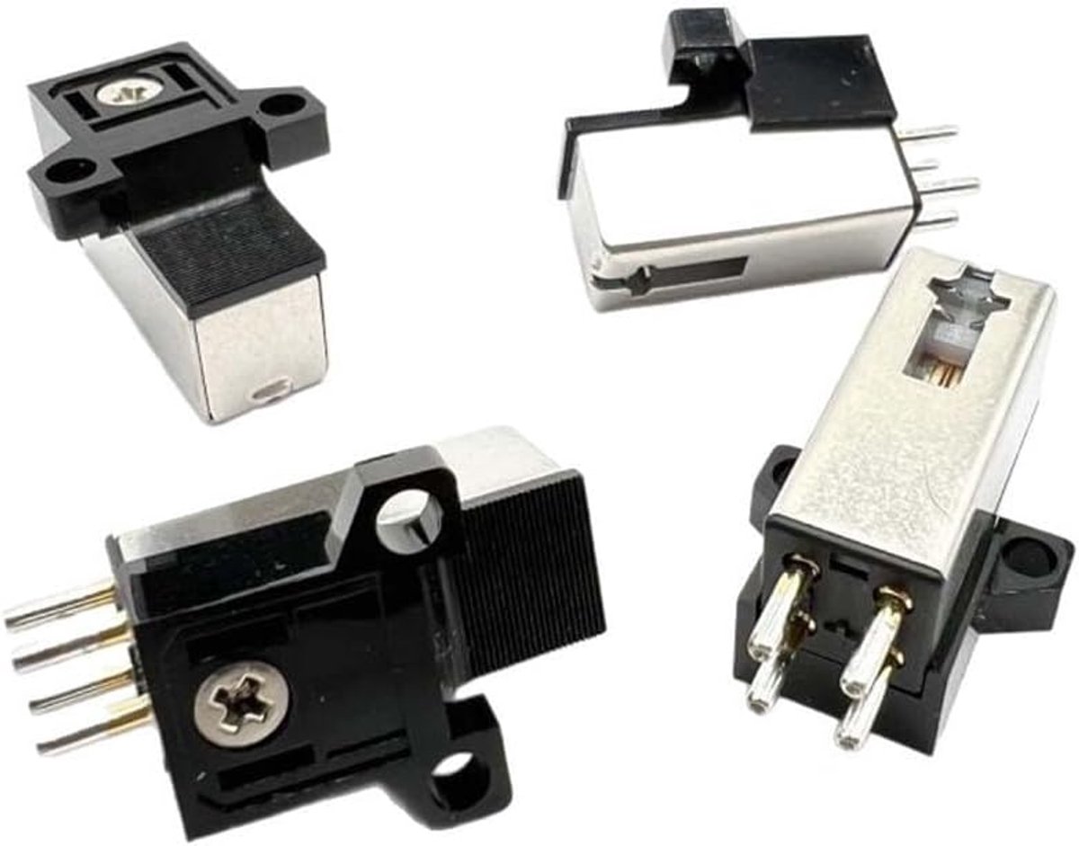 Element Houder - Naald Drager - Vinyl Afspelen - Duurzame Constructie - 10mm Compact - Zwart