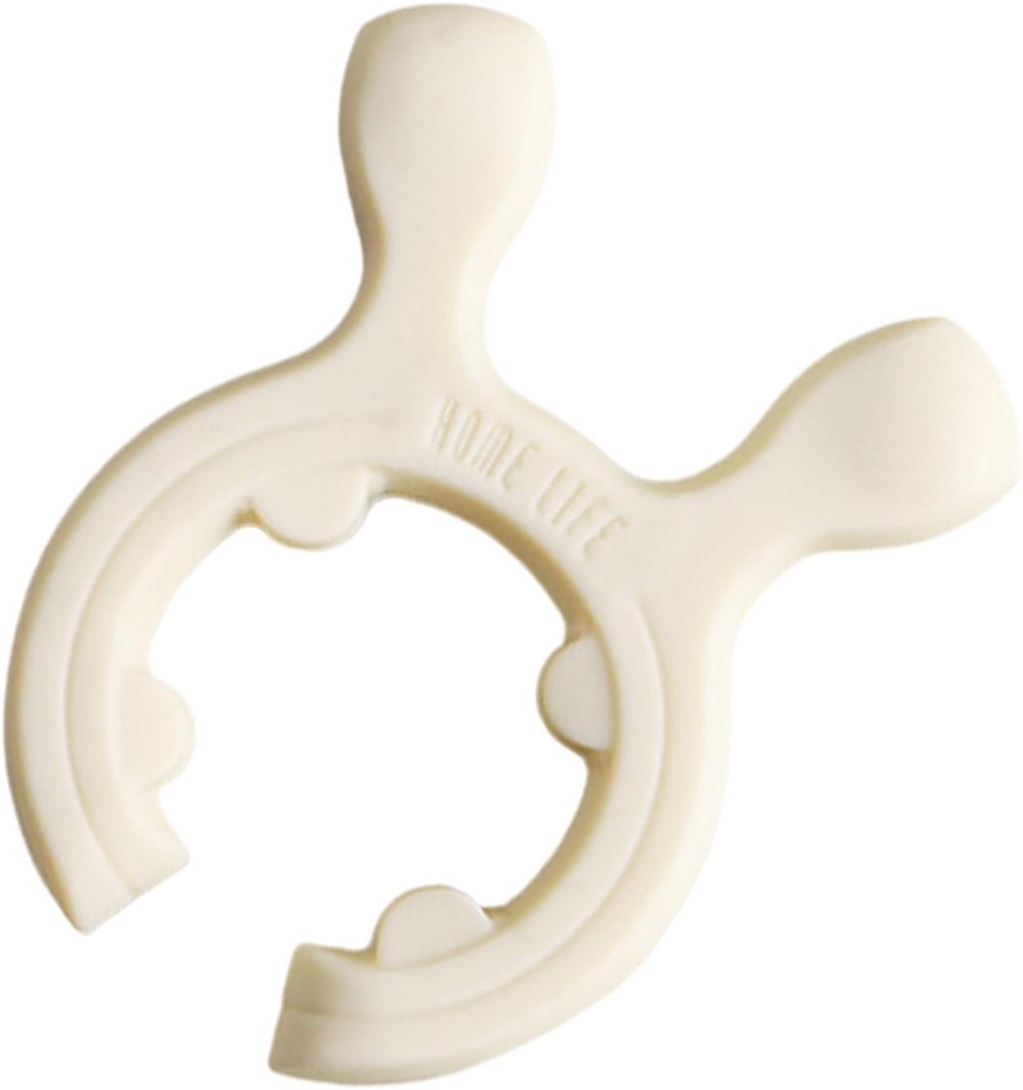 Lepelhouder Keuken - Potgreep Houder - Koken & Bakken - Antislip Siliconen - 6.5 x 5 cm - Wit