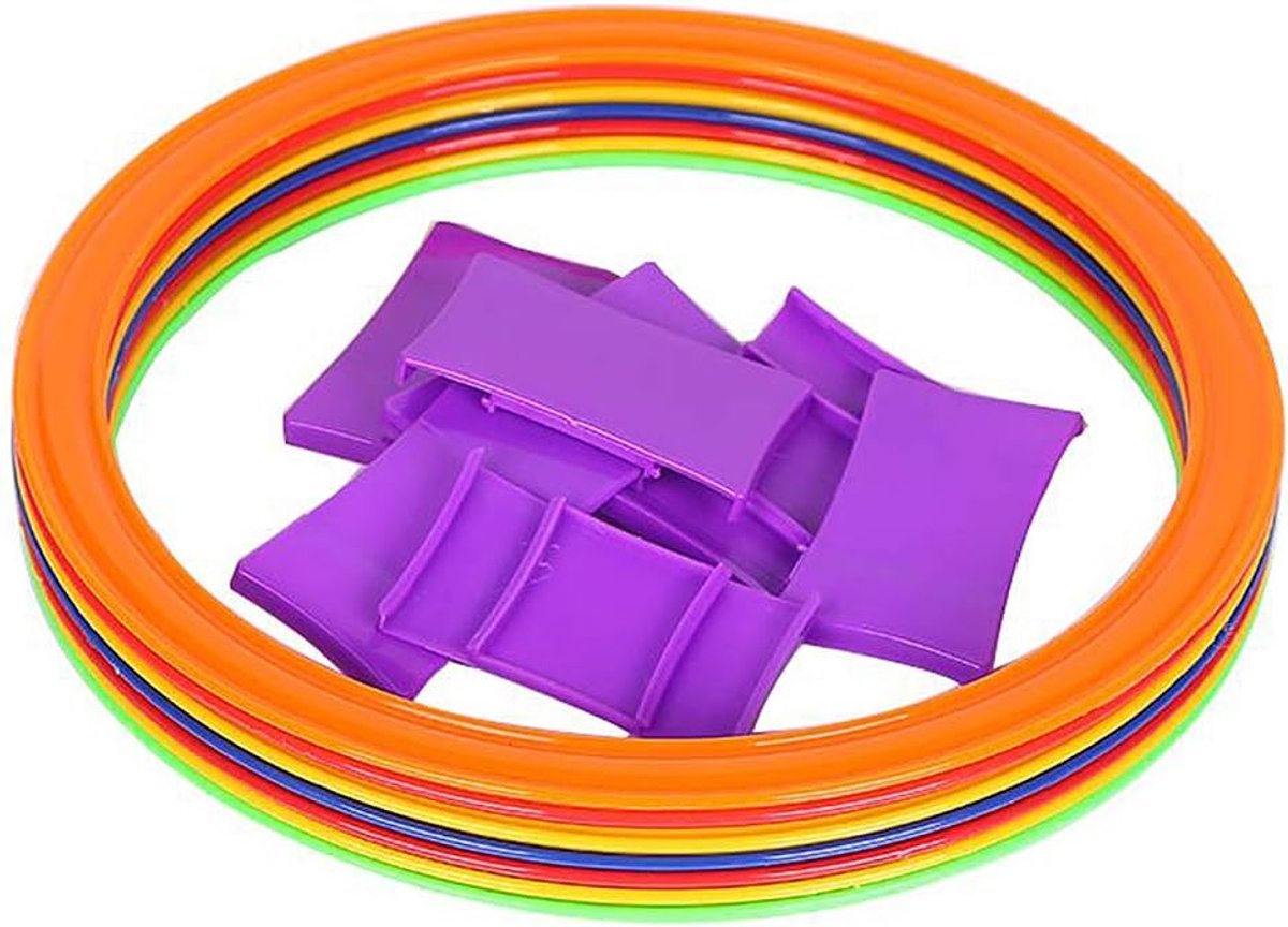 Agility Ringen - Snelheidscirkels - Sport Training - Duurzaam PE Materiaal - 28 cm Diameter