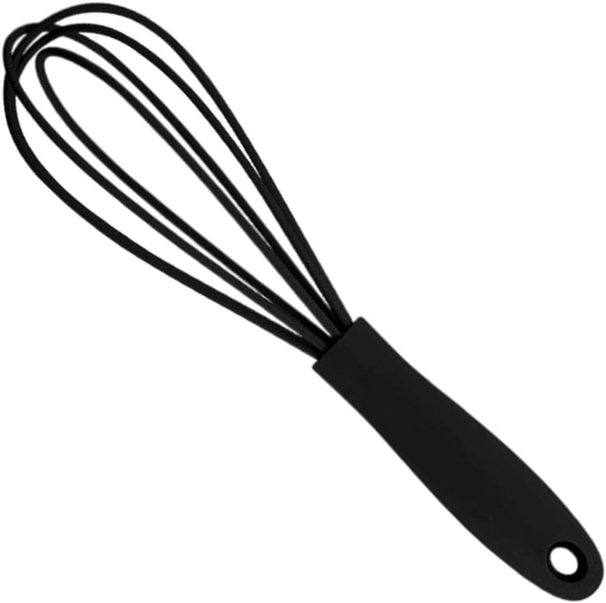 Siliconen Garde - Keukengerei Mixer - Snel Ingrediënten Mengen - Niet-krassend Materiaal - 17 cm Lengte - Zwart
