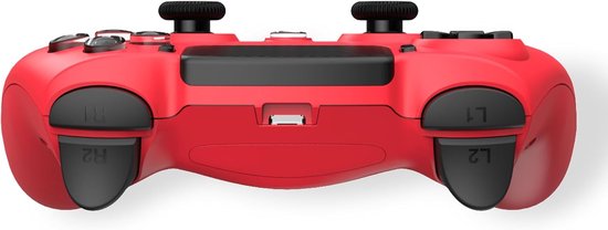 Draadloze Controller - Gamepad Accessoire - Console Gaming - Hall Effect Joysticks - 17 x 18 x 8 cm - Rood — afbeelding 5