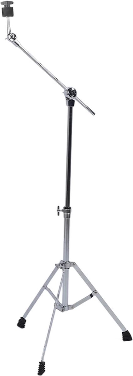 Cimbaal Stand - Drum Accessoire - Muziek Maken - Verstelbaar & Opvouwbaar - 59-120cm Hoog - Zwart