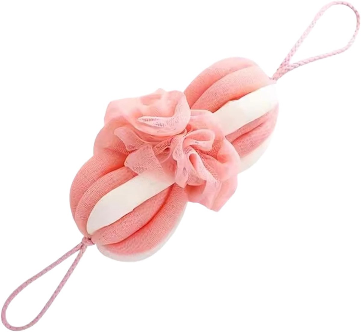 Douche Puff - Bad Spons - Dagelijkse Reiniging - Zacht Schuimend - 6x20cm