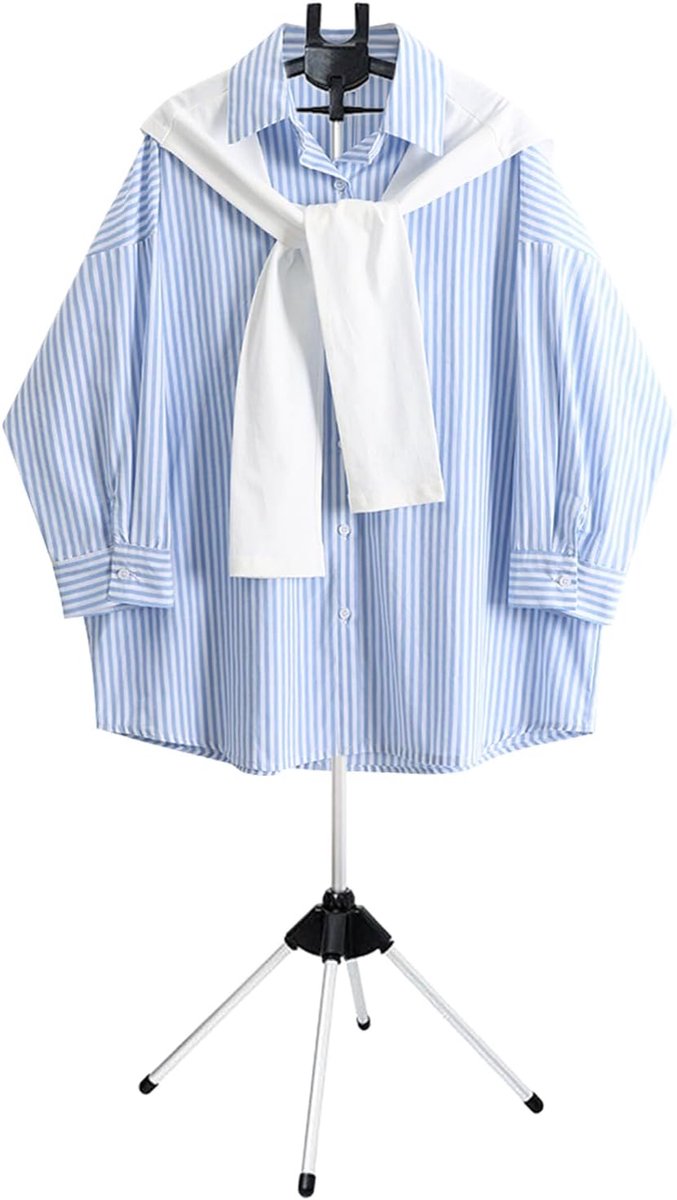 Stomerijrek voor Kleding - Stoomrek Verstelbaar - Kleding Stomen - Opvouwbaar Ontwerp - 160 cm Hoog