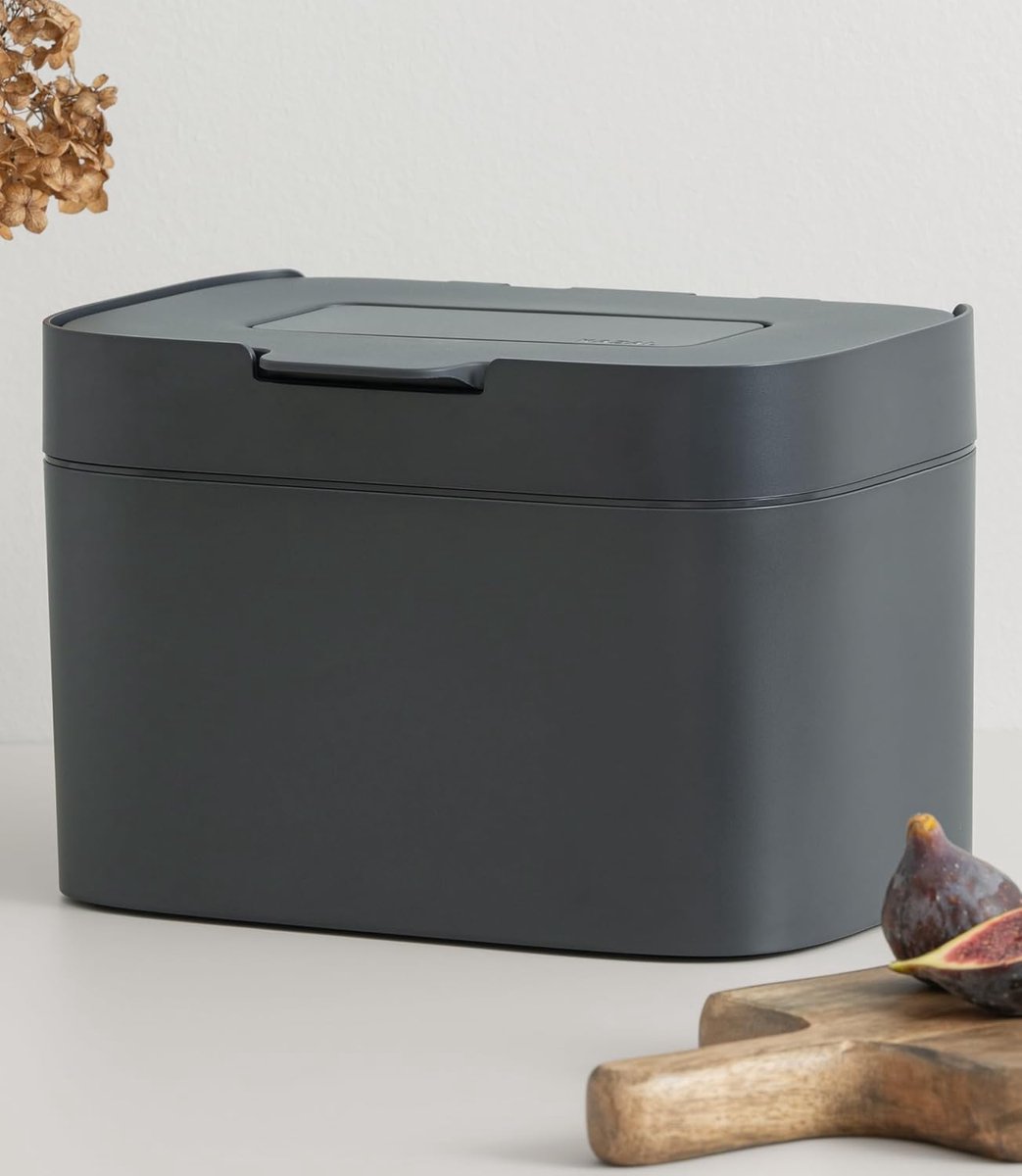 Bio Prullenbak - Compost Bak - Geurvrij Keukenafval - Met Koolstoffilter - 45 Liter Inhoud