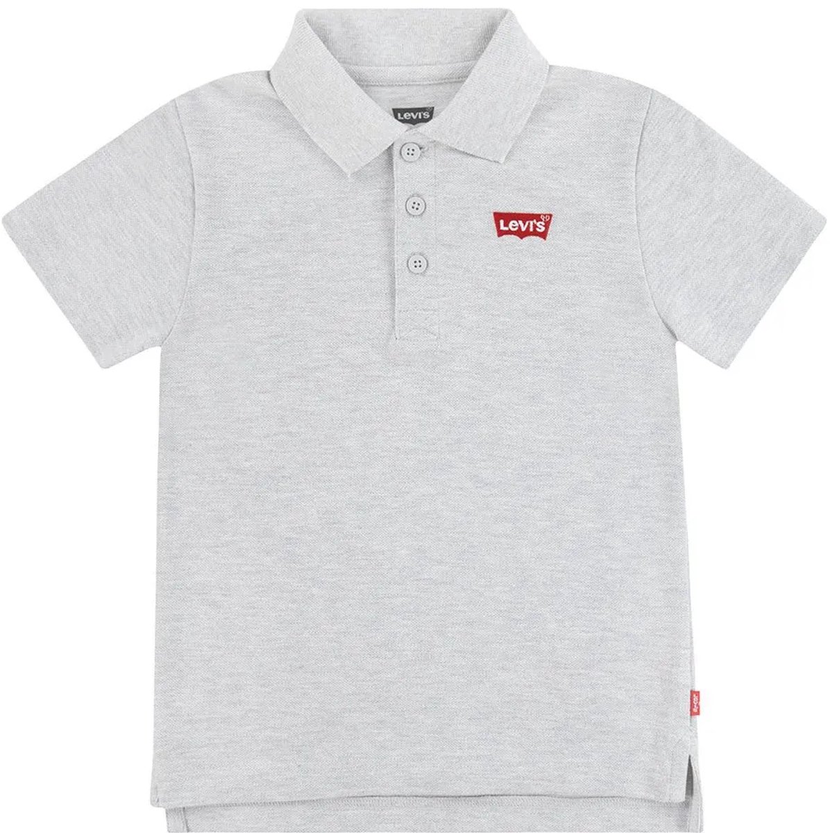 Levi´s ® Kids Back Neck Tape Korte Mouw Poloshirt 5 Years Jongen Grijs