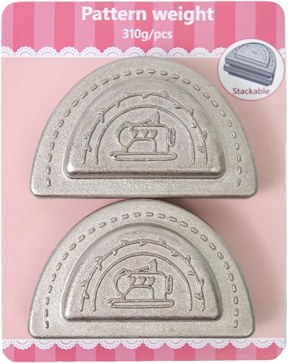 Patroon Gewichten - Stof Stabilisator - Naaien Quilten - Gietijzer Set - 7.9x5x2.5cm