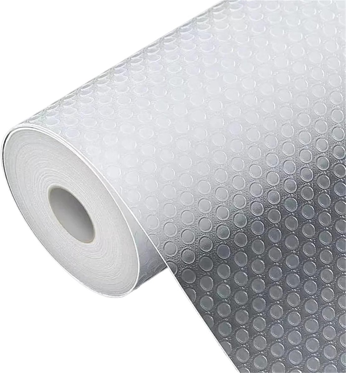 Lade Bekleding - Koelkast Mat - Keuken Organisatie - Waterdicht & Niet Plakkerig - 2x 500x50cm - Wit