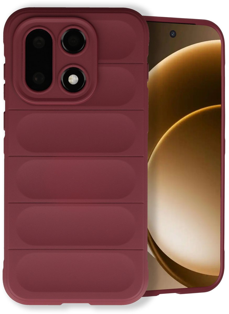 imoshion Hoesje - Geschikt voor OnePlus 15 - EasyGrip Backcover - Aubergine