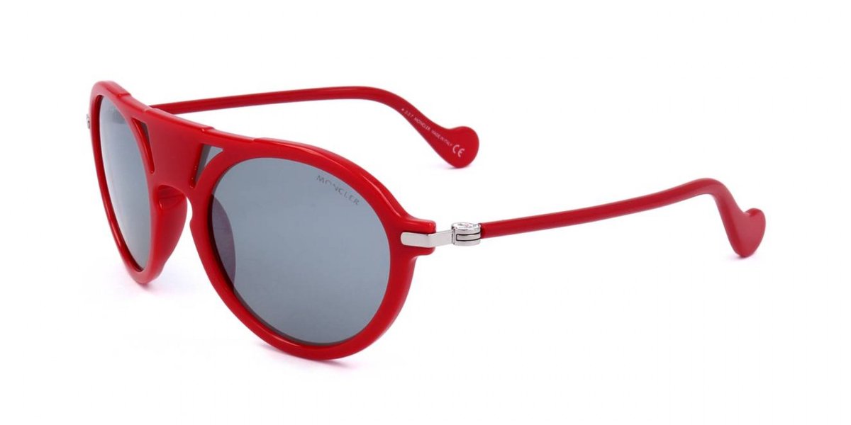 Moncler ML0053 Matte red 0/0/135 UNISEX Zonnebrillen