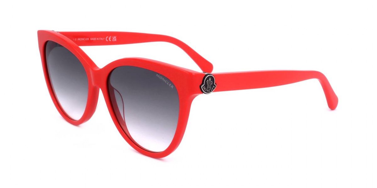 Moncler ML0283 Shiny red 55/15/140 WOMAN Zonnebrillen