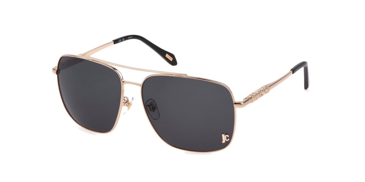 Just Cavalli SJC030 Oro rose' lucido c/parti sabbiate/satin/ 61/14/140 UNISEX Zonnebrillen
