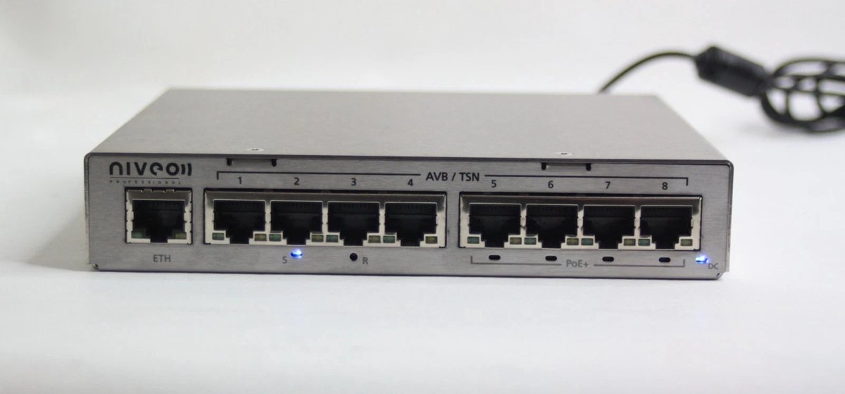 Niveo Professional NGSME9AVB 9-Port AVB POE+ Switch