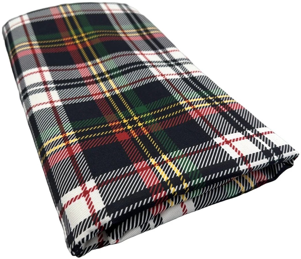 Servetten Tartan Marino Rood Groen Zwart geruit - 40x40 - 2 stuks! - Geïmpregneerd katoen - Mood Company