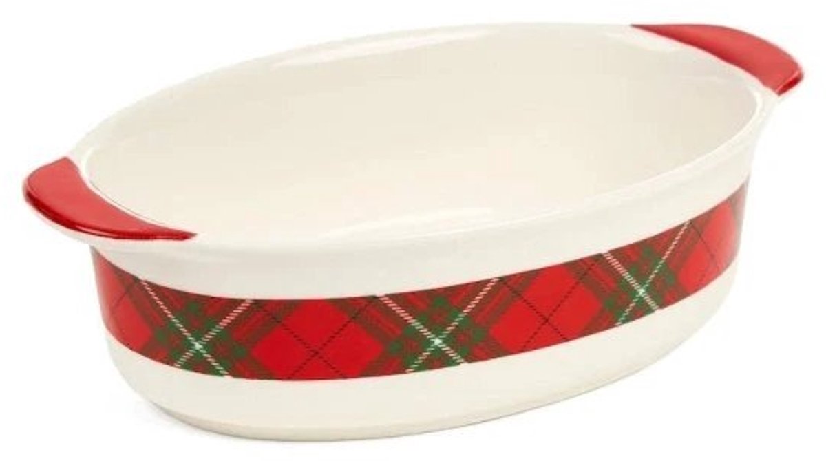 Ovenschalen tartan - 2 stuks - Cartolina - Nuvole di Stoffa