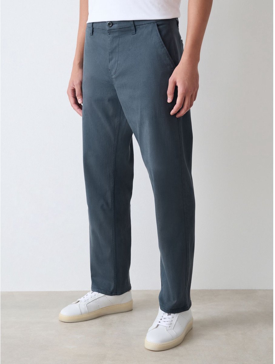 Next - Heren - Straight fit - Motionflex chino - Blauw