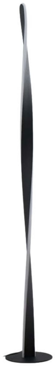 Kosilum - Mazen - Vloerlamp - Zwart - Aluminium, ijzer en PC