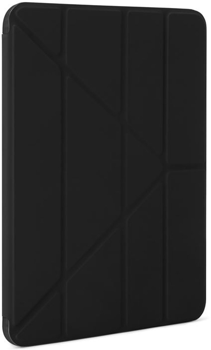 Pipetto Origami No1 Original Hoesje iPad Air 11" (M2/M3) & Air 10.9" – Verlengt Batterijduur tot 20% – 5-in-1 Standposities – Volledig Compatibel met Apple Pencil Pro & Apple Pencil (USB-C) - Zwart