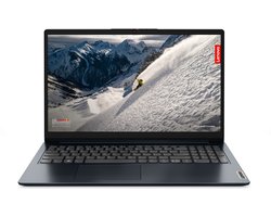 lenovo ideapad 1 15amn7 amd ryzen 5 7520u laptop 396 cm 156 full hd 8 gb lpddr5sdram 256 gb ssd wifi 6 80211ax windows 11 home engels blauw