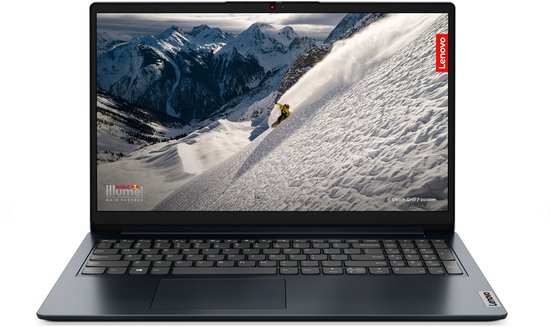 Lenovo IdeaPad 1 15AMN7 AMD Ryzen™ 5 7520U Laptop 39,6 cm (15.6") Full HD 8 GB LPDDR5-SDRAM 256 GB SSD Wi-Fi 6 (802.11ax) Windows 11 Home Engels Blauw - Lenovo - Hoofdafbeelding