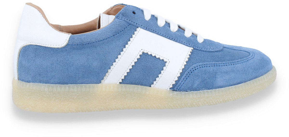 Blg Dames Sneaker Blauw/vanille | Maat: 38