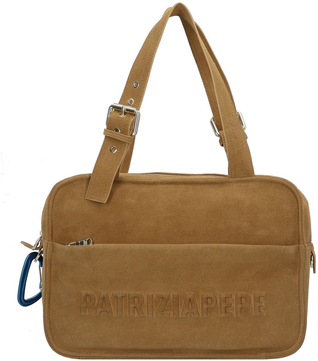 Patrizia Pepe (Im)Perfection Schoudertas Leder 35 cm - Dames - natural