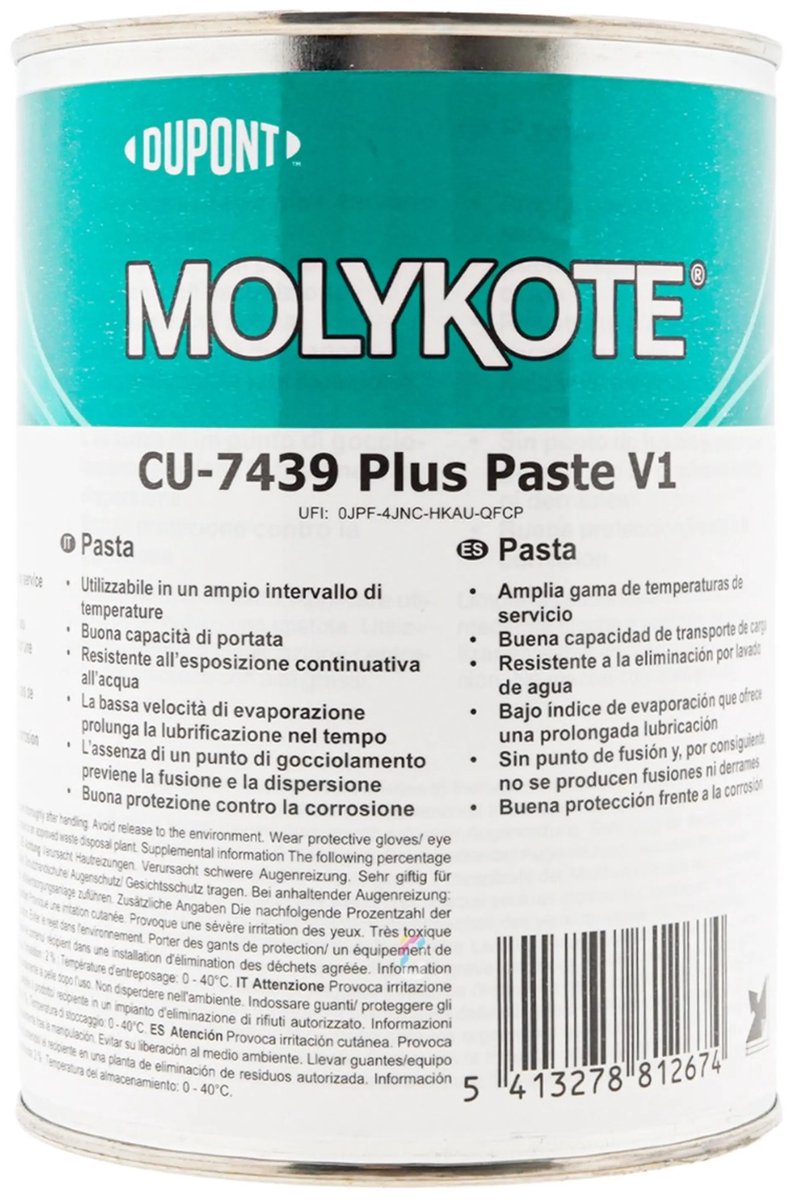MOLYKOTE CU-7439 Plus V1 Koperpasta 1kg