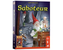 999 Games - Saboteur - Kaartspel - Snel uitgelegd, snel gespeeld - Saboteer je tegenstanders - Familiespel - Gezelschapsspel - Klein cadeautje