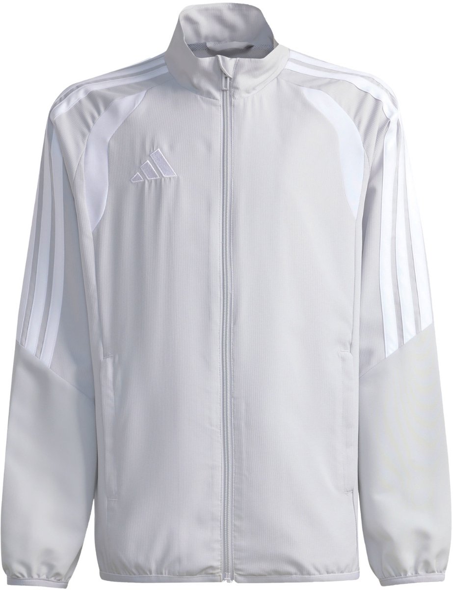 adidas Tiro 26 League Trainingsjack Kinderen Lichtgrijs - Maat 140cm