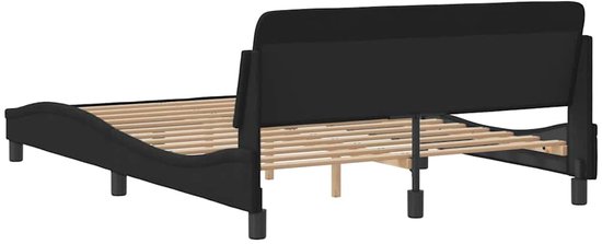 vidaXL-Bedframe-met-hoofdeinde-fluweel-zwart-120x200-cm