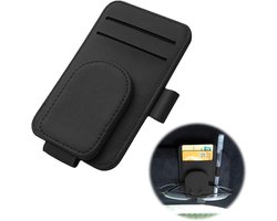 Zonneklep Organizer - Brilhouder Auto - Veilig Rijden - Magnetische Sluiting - Compact Formaat - Zwart