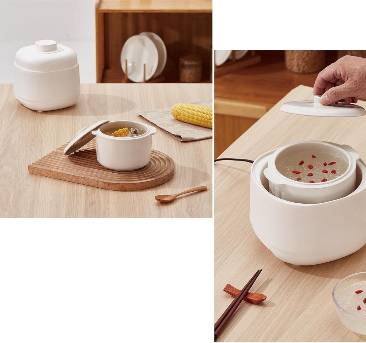 Groupe SEB SVN® Slowcooker met Timer - Wit 23cm - afbeelding 2