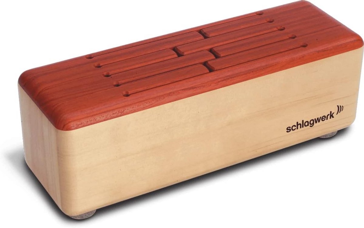 Slot Trommel - Percussie Instrument - Muziek Maken - 8 Tonen Pentatonisch - 60x18x20 cm - Padouk
