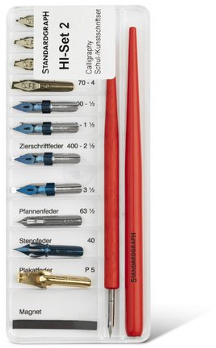 Tekenset Standardgraph 2 kunstschrift incl 2 penhouders