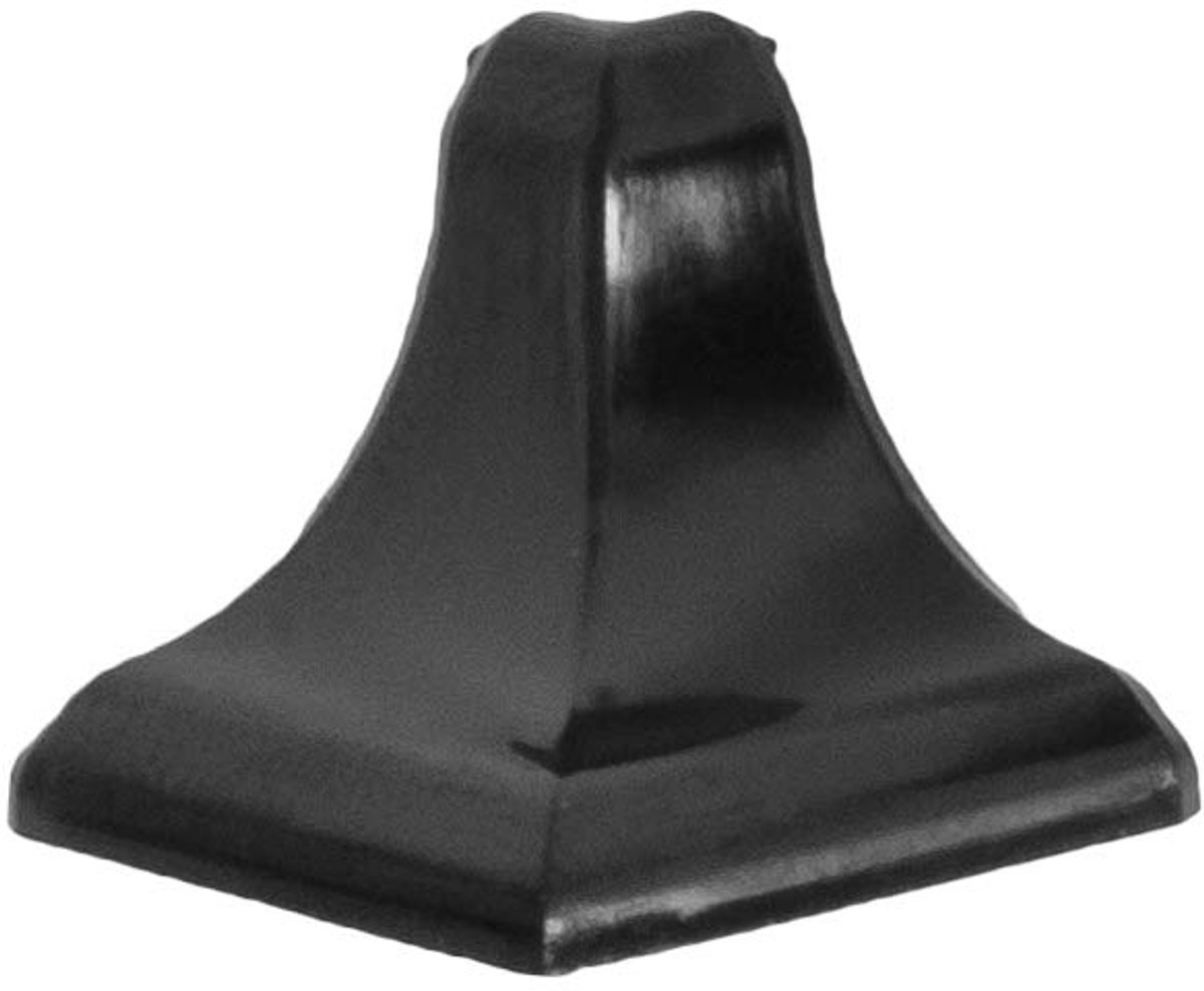 DQ-PP 1x HOEKLIJST BUITENHOEK - Glanzend Zwart - 13 x 13 mm - PVC - Keukenlijst, Werkblad Afwerkingslijst, Keukenafwerkingslijst, Wandafwerkingslijst, Tafelbladlijsten