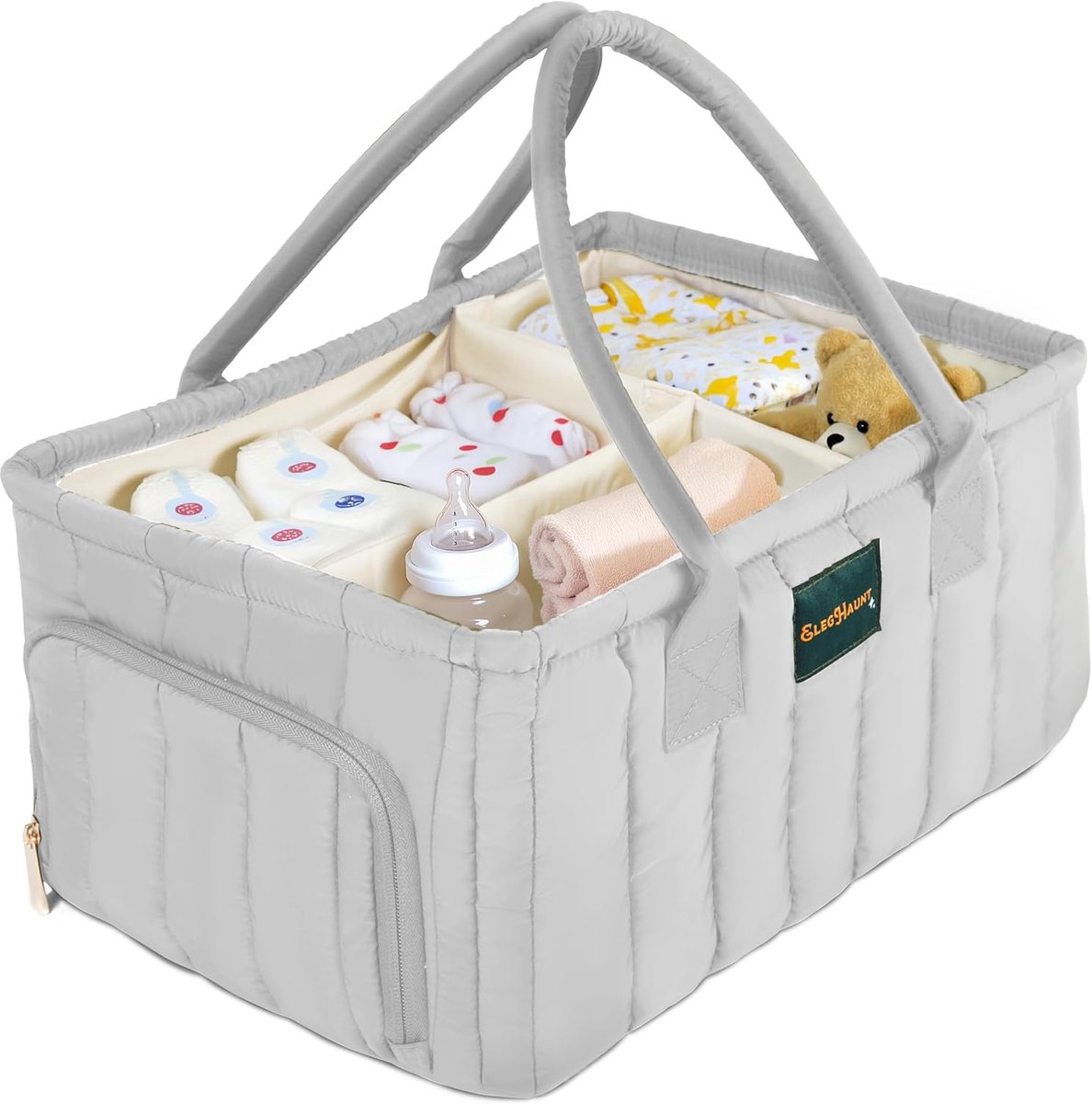 Luier Caddy Organizer - Baby Opslag Mand - Babykamer Inrichten - Stevig Ademend Wasbaar