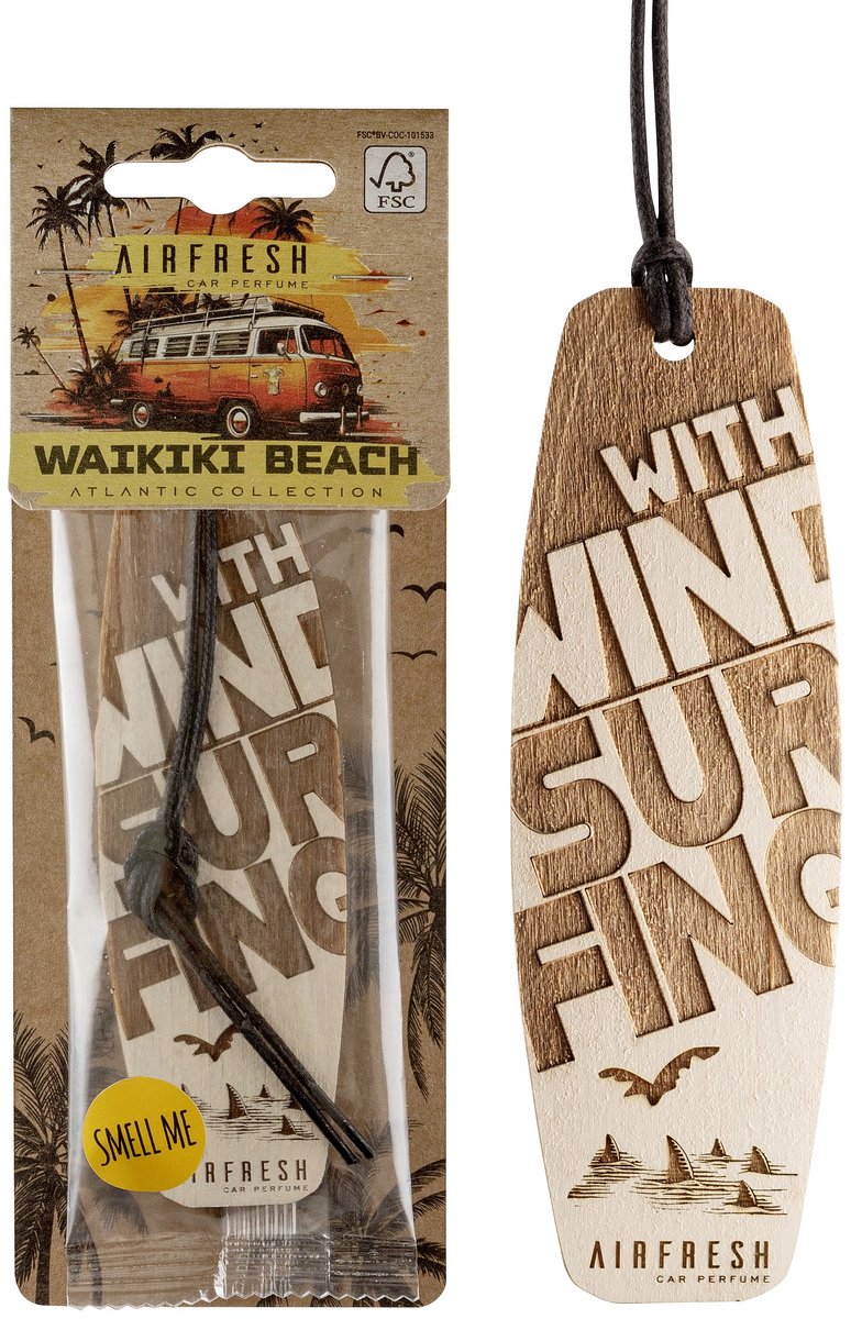 Airfresh - Auto Parfum - Auto Luchtverfrisser - Auto Geurverfrisser - Parfum Voor Jou - autoaccessoires - Waikiki Beach