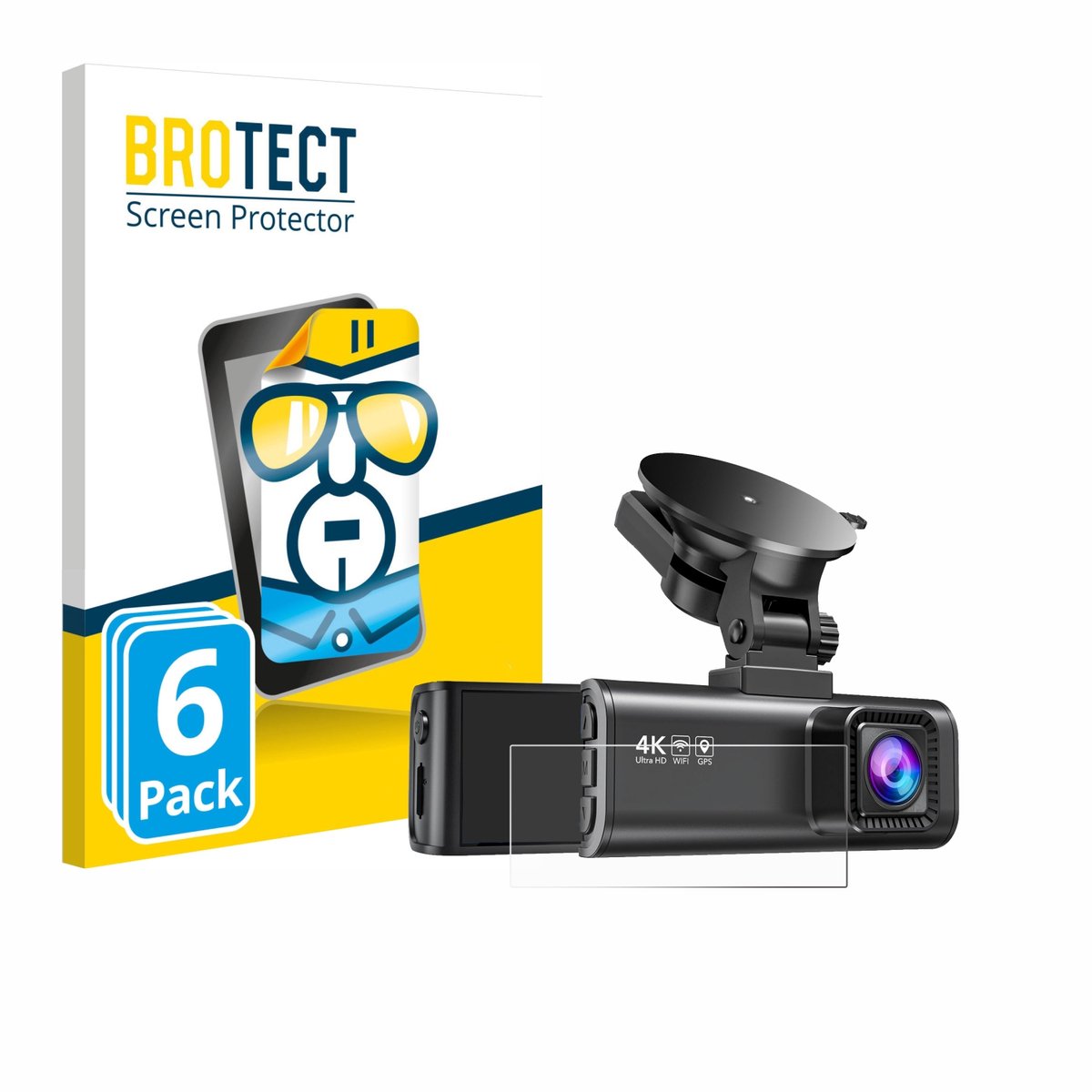 BROTECT - Screenprotector voor Redtiger F7NP - Folie Beschermfolie transparant 6 Stuks