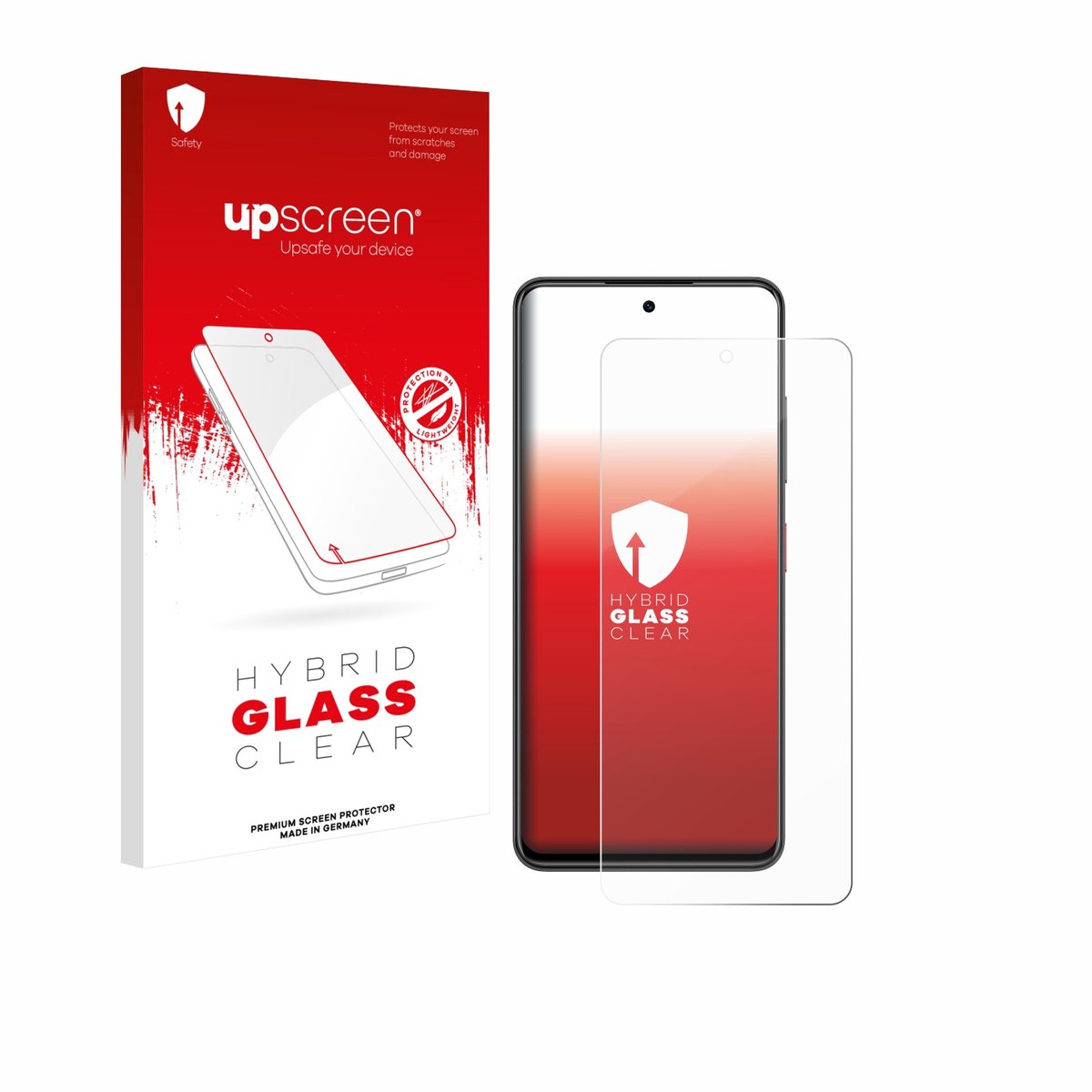 upscreen - Screenprotector voor Nubia Focus - Folie Beschermfolie Beschermglas transparant