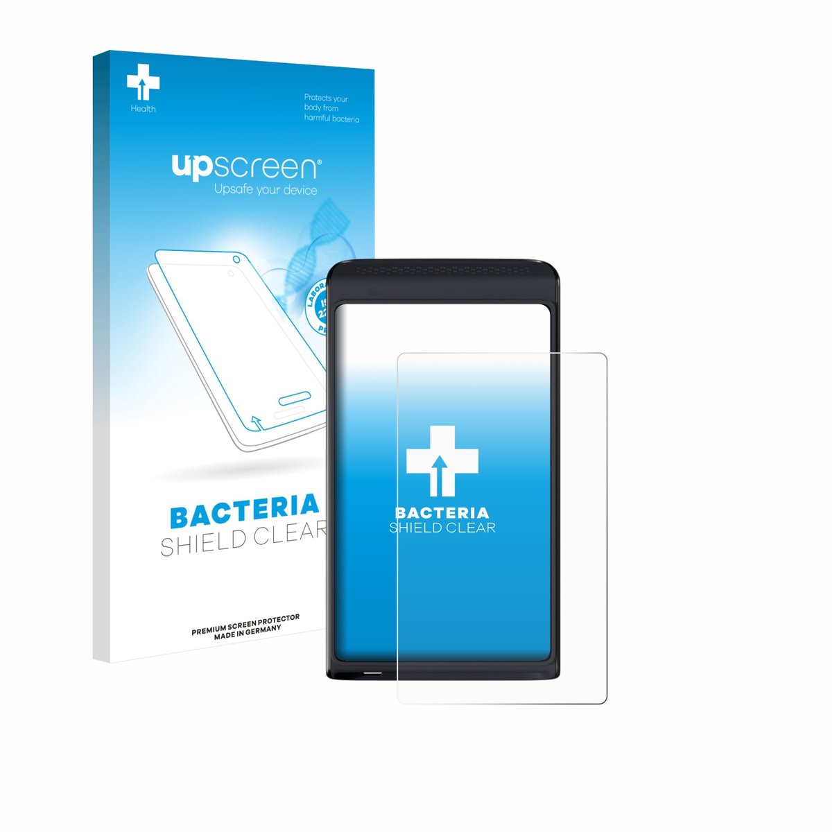 upscreen - Screenprotector voor Vasco Translator Q1 - Folie Beschermfolie transparant antibacterieel