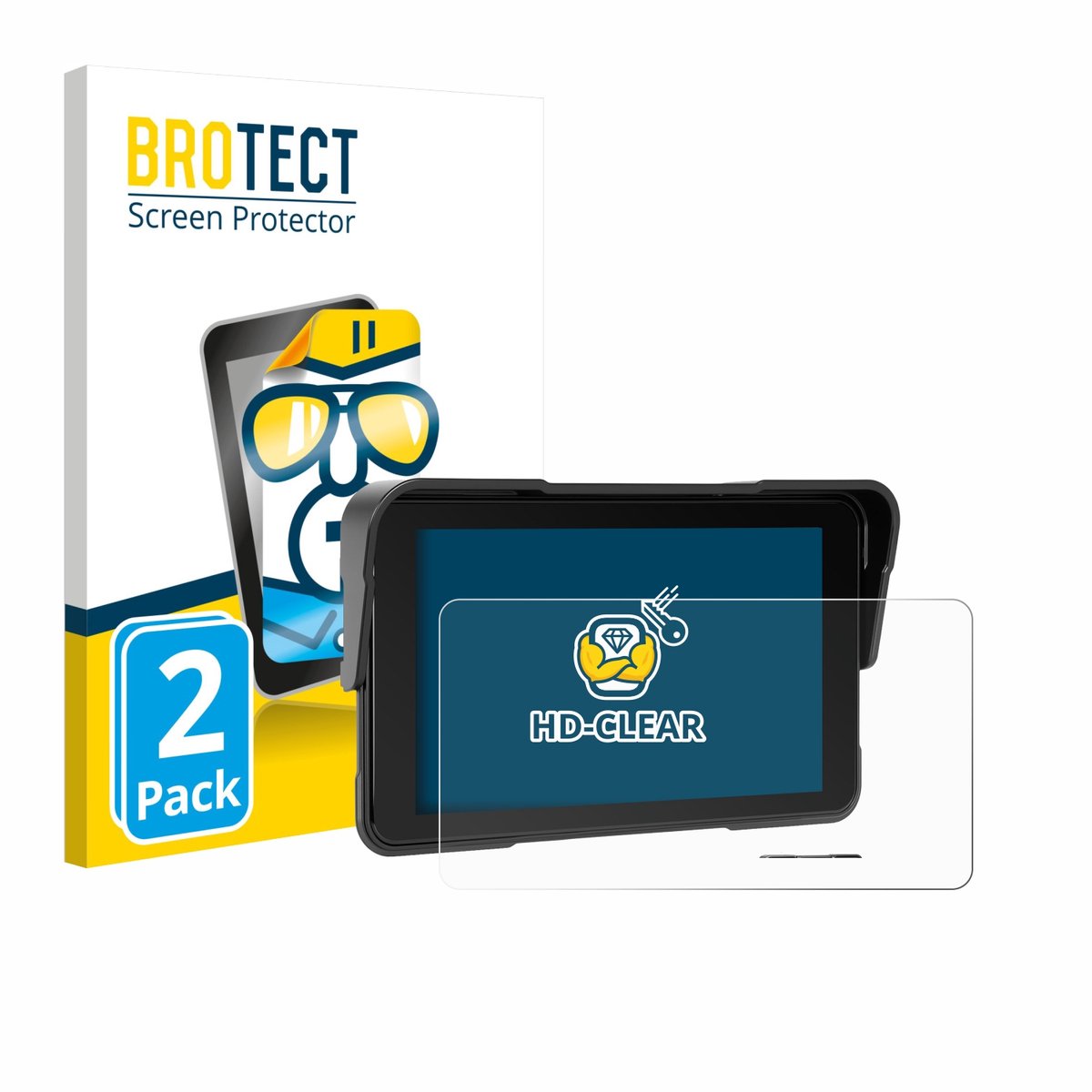 BROTECT - Screenprotector voor Sixwin P2 5" - Folie Beschermfolie transparant 2 Stuks