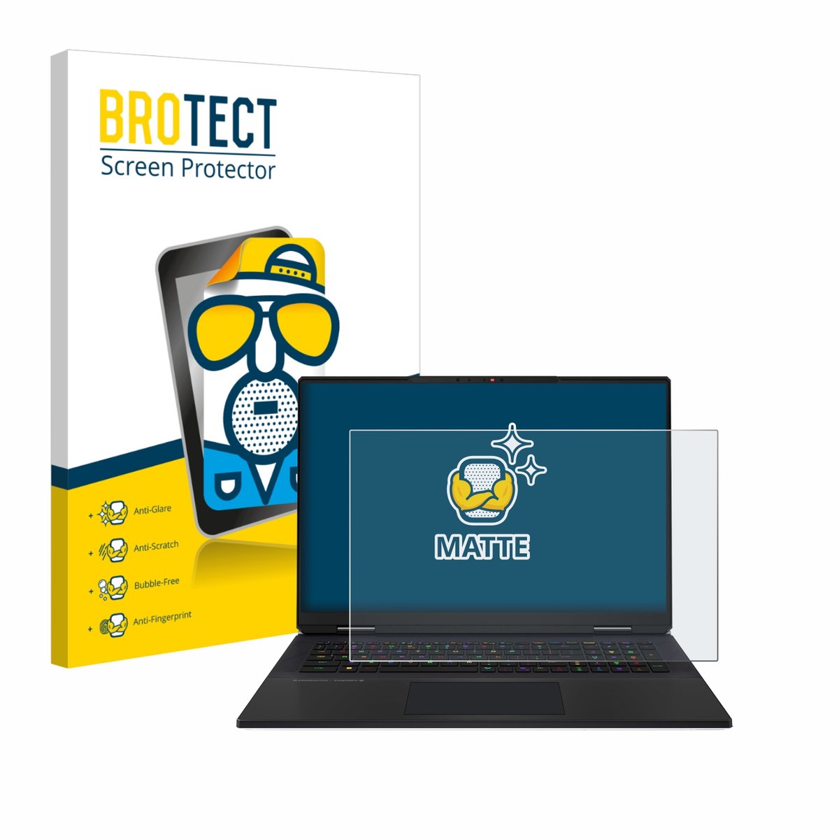 BROTECT - Screenprotector voor MSI Titan 18 HX AI 2025 - Folie Beschermfolie matte