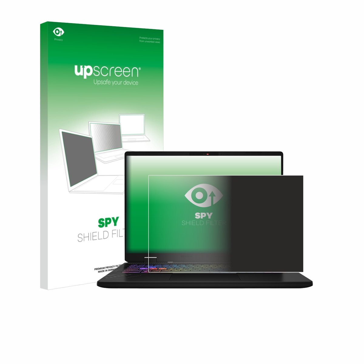 upscreen - privacyscherm voor MSI Vector 16 HX AI - privacy filter screenfilter Blauwlichtfilter