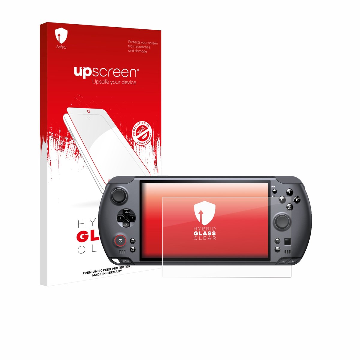 upscreen - Screenprotector voor GPD Win 5 - Folie Beschermfolie Beschermglas transparant