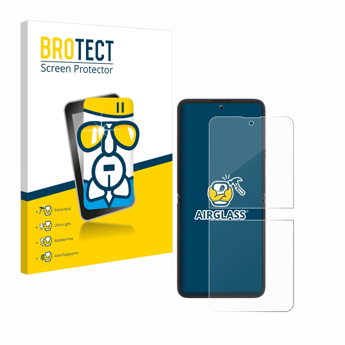 Screenprotector voor Blackview Hero 10 (Display voor) Beschermglas transparant