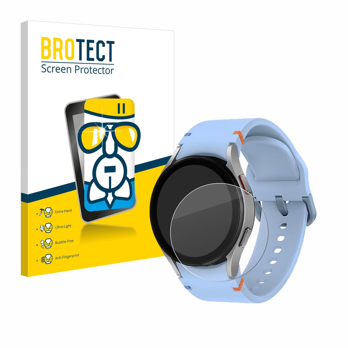 Screenprotector voor Samsung Galaxy Watch FE Beschermglas transparant
