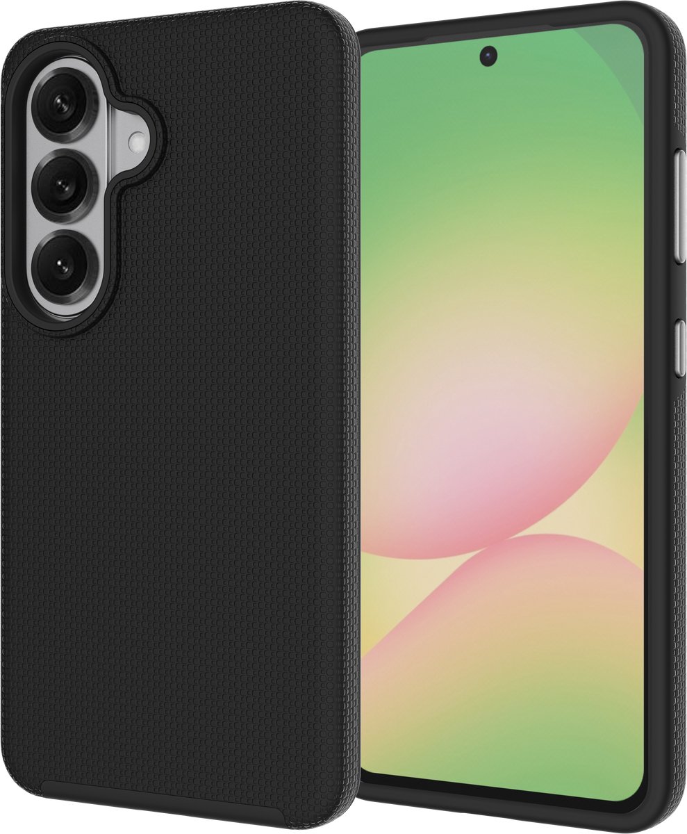 Cazy hoesje geschikt voor Samsung Galaxy A57 Hoesje - Drop Protection - Armor Case - Zwart